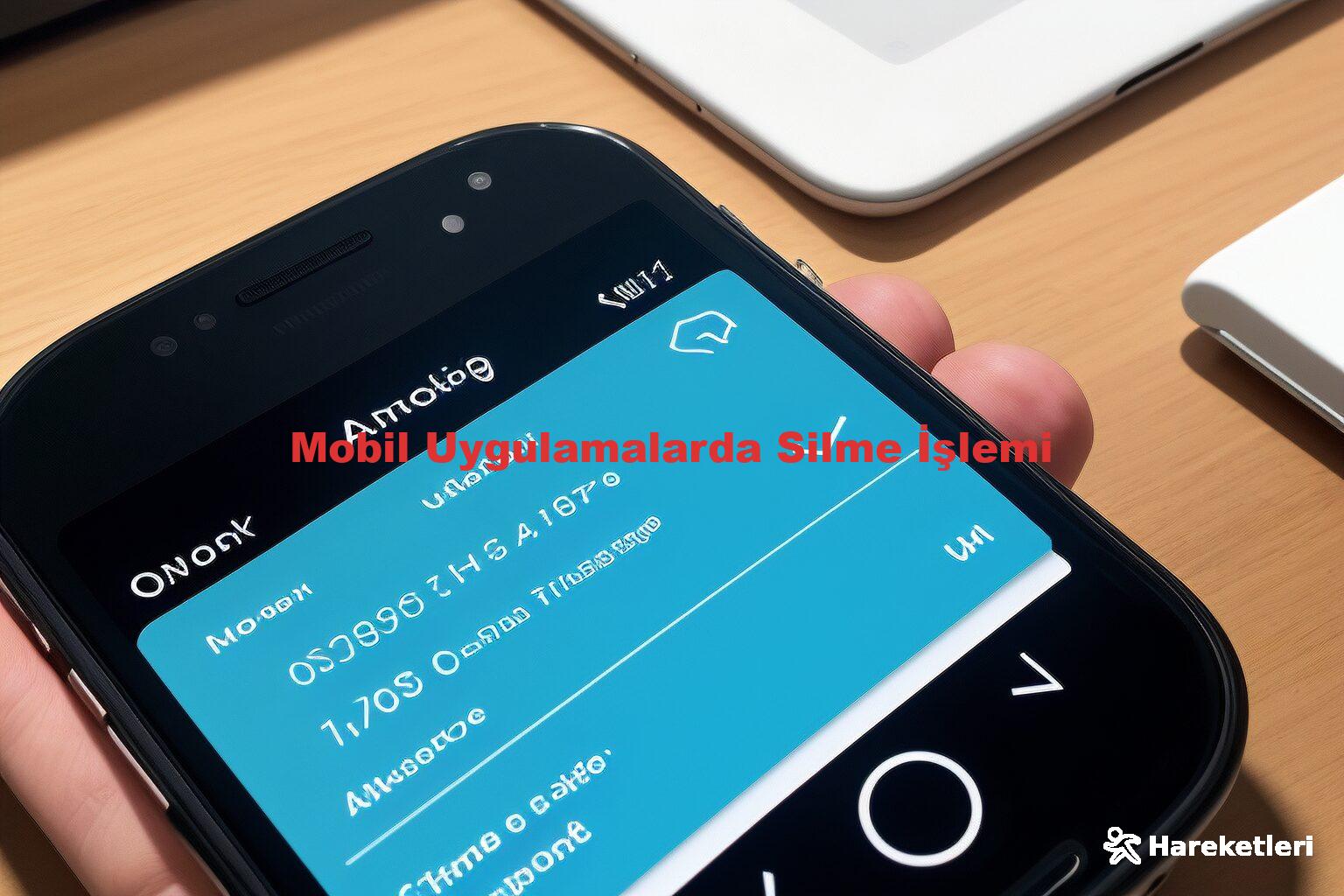 Mobil Uygulamalarda Silme İşlemi