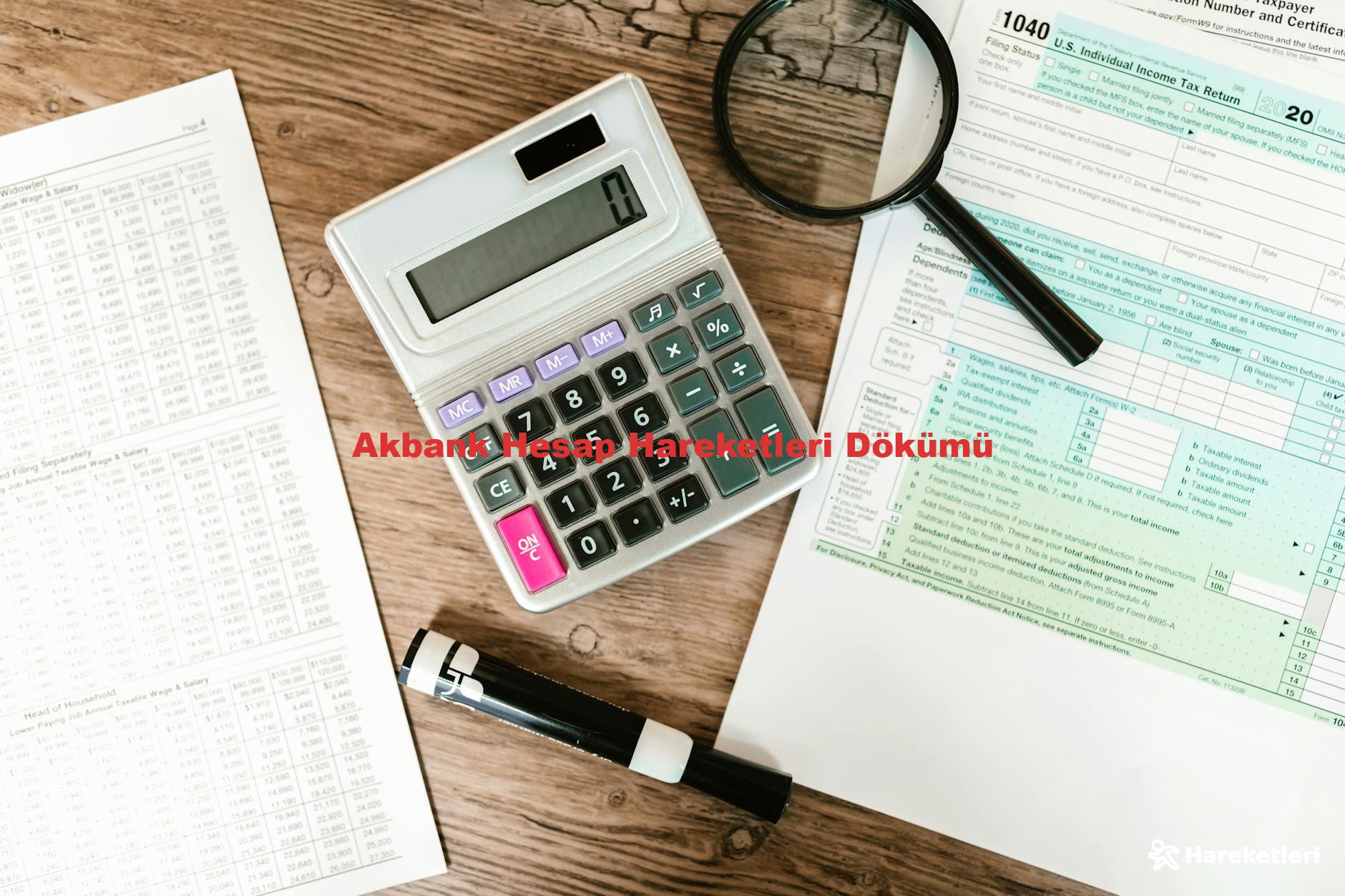 Akbank Hesap Hareketleri Dökümü
